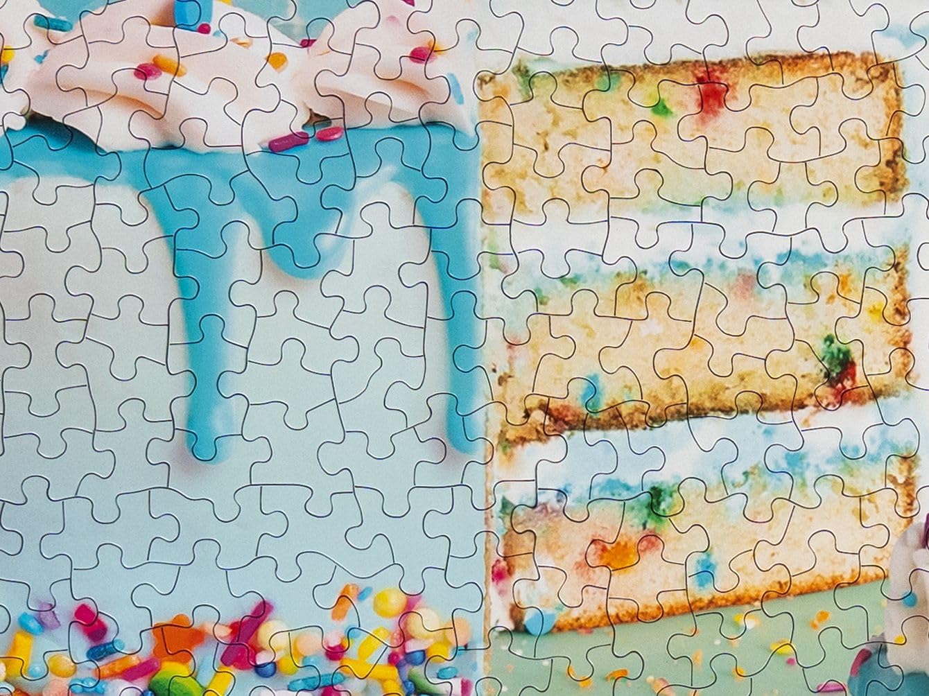Springbok Birthday Cake 500 Piece Jigsaw Puzzle for Adults