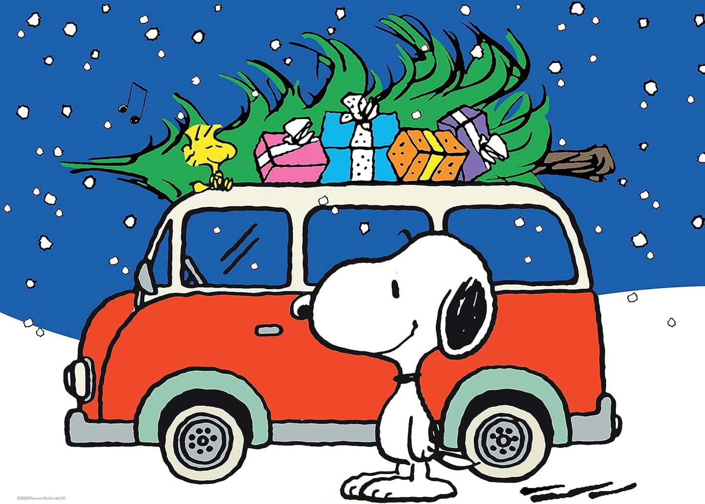 Ceaco - Peanuts - Peace and Presents - Holiday - 100 Piece Jigsaw Puzzle