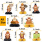 Happy Groundhog Day Honeycomb Centerpieces Cute Cartoon Animals Theme Decor for February 2nd Holidays Festival Groundhog Day Weather Forecast Spring