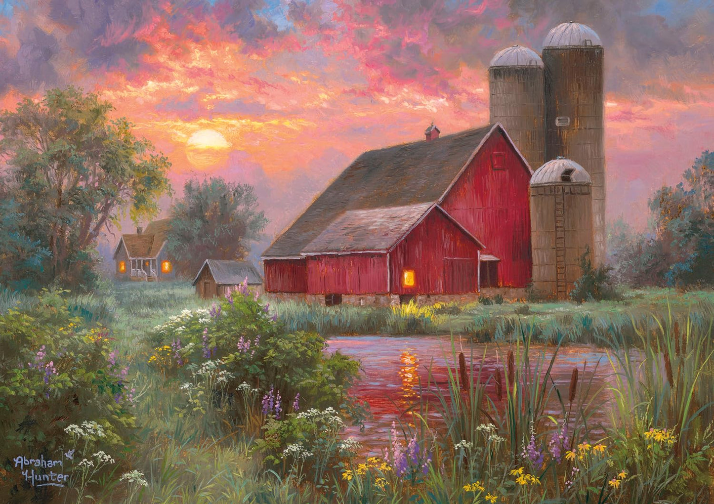 Buffalo Games - End of Day - 500 Piece Jigsaw Puzzle for Adults