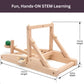 PATHFINDERS Medieval Catapult STEM Building Kit | Wooden Catapult Model | Mechanical Engineering, Physics & Historical Siege Project