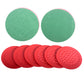 Plastic Air Hockey Strikers/Pushers, 2 PCS 4" Plastic Air Hockey Pushers and 6 PCS 2.875" Pucks Replacement for Game Tables Goalies Equipment