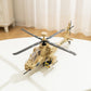 Apostrophe Games AH-64 Apache Helicopter Building Block Set - 259 Pieces - Air Force Plane, Ages 10+