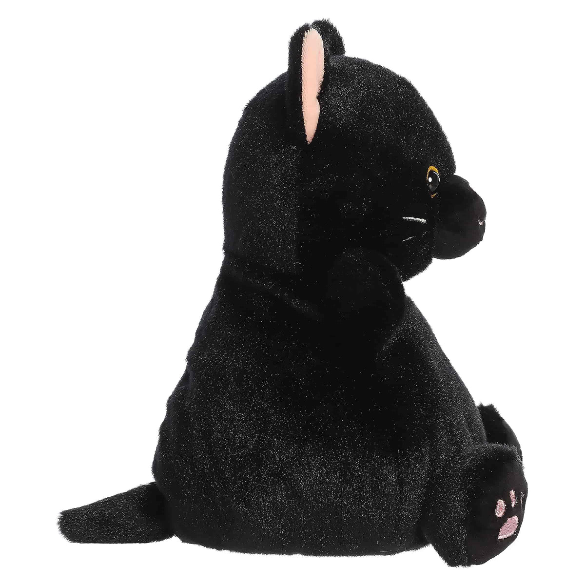 Aurora Palm Pals Party Sized 7.5" Twilight Black Cat Adorable Plush