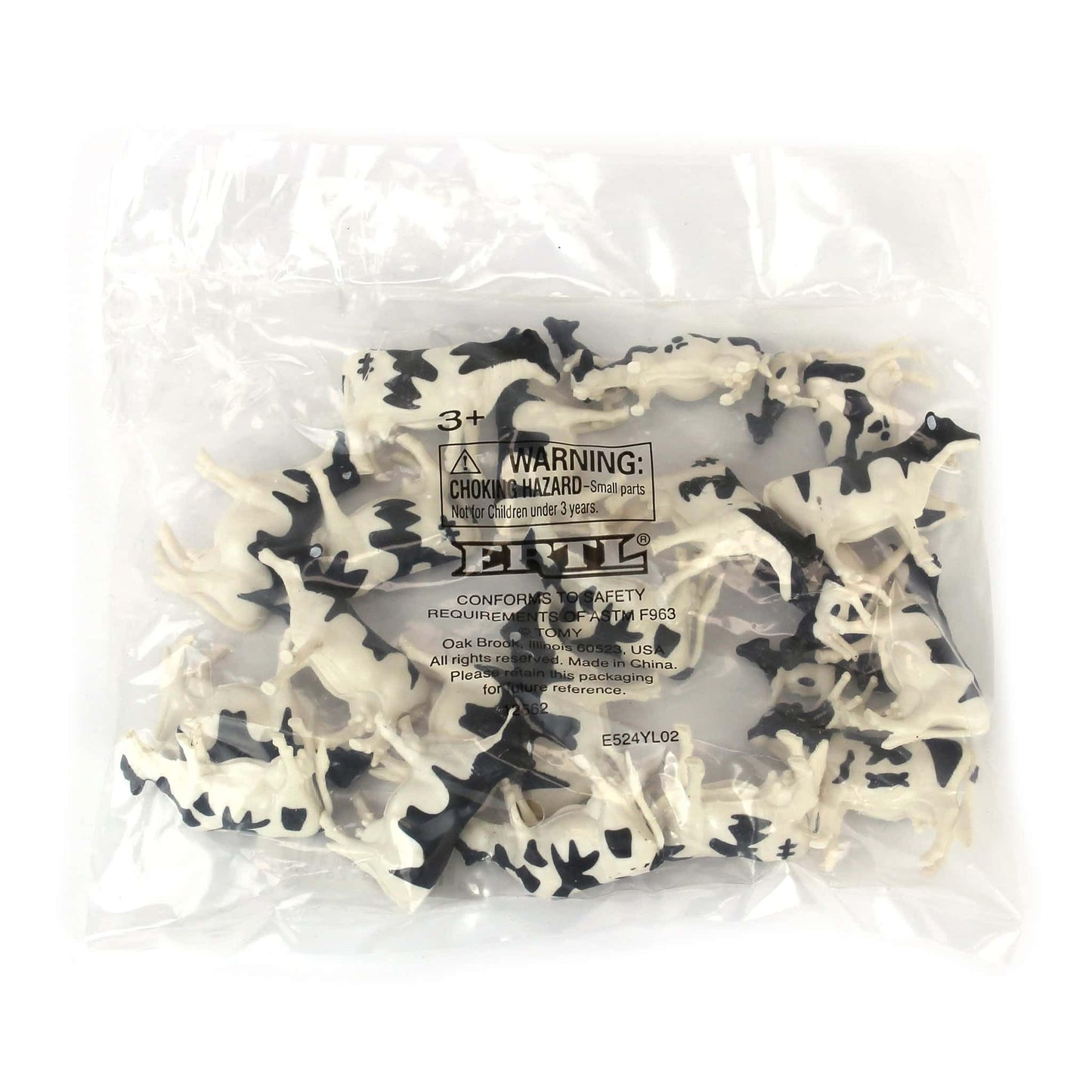 ERTL 1/64th 25 Pack of Holstein Cattle ZFN12662