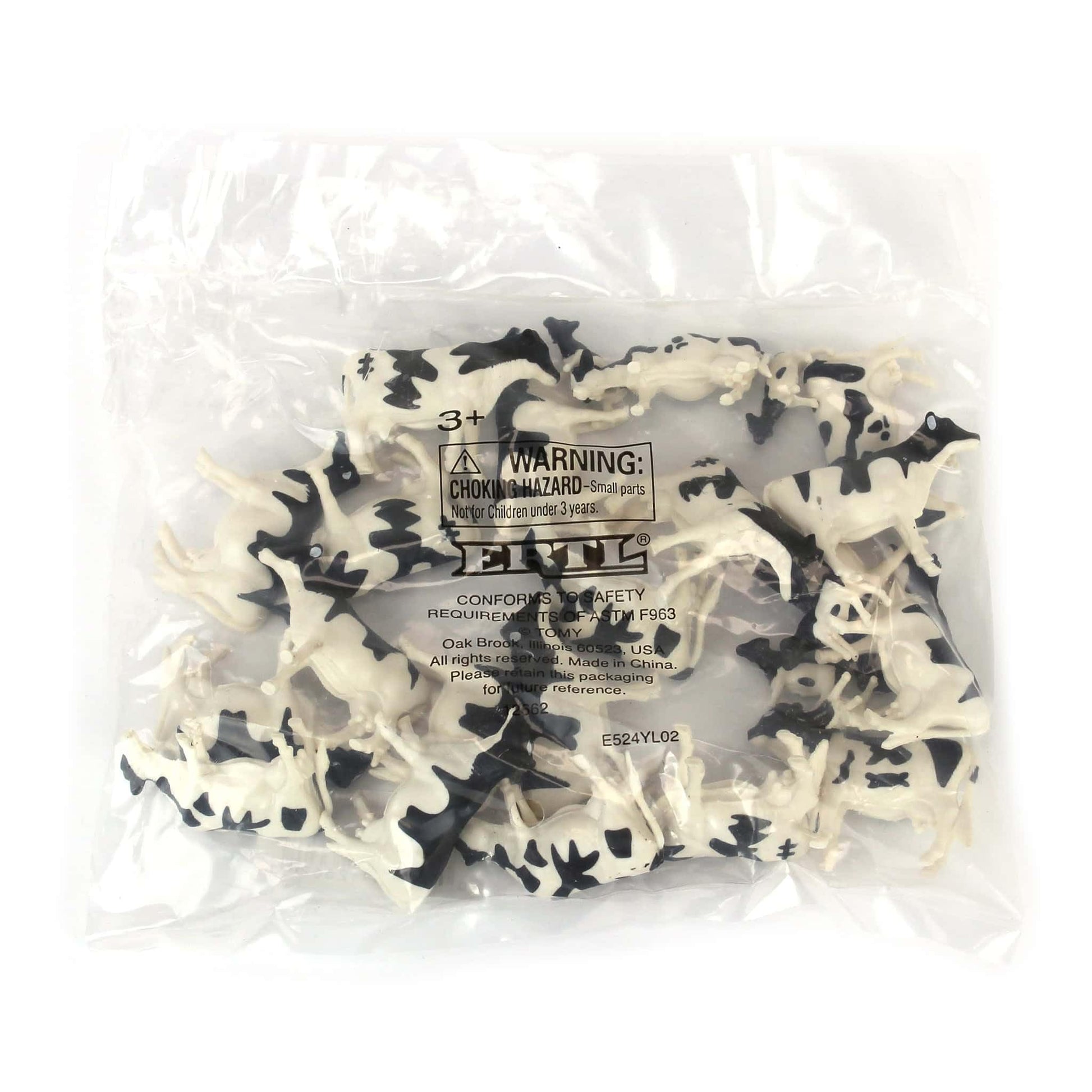 ERTL 1/64th 25 Pack of Holstein Cattle ZFN12662
