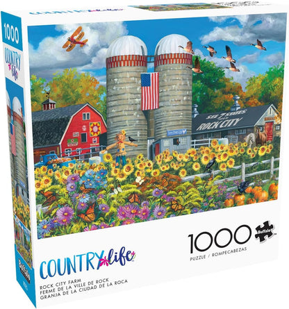 Buffalo Games - Rock City Farm - 1000 Piece Jigsaw Puzzle for Adults