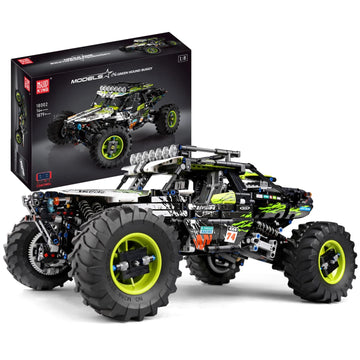 Mould King 18002 RC Climbing Car Building Kits, 1879 Pieces MOC Building Blocks 4X4 Off-Road Truck Model Sets, Stem Remote Control Car Bricks Toys