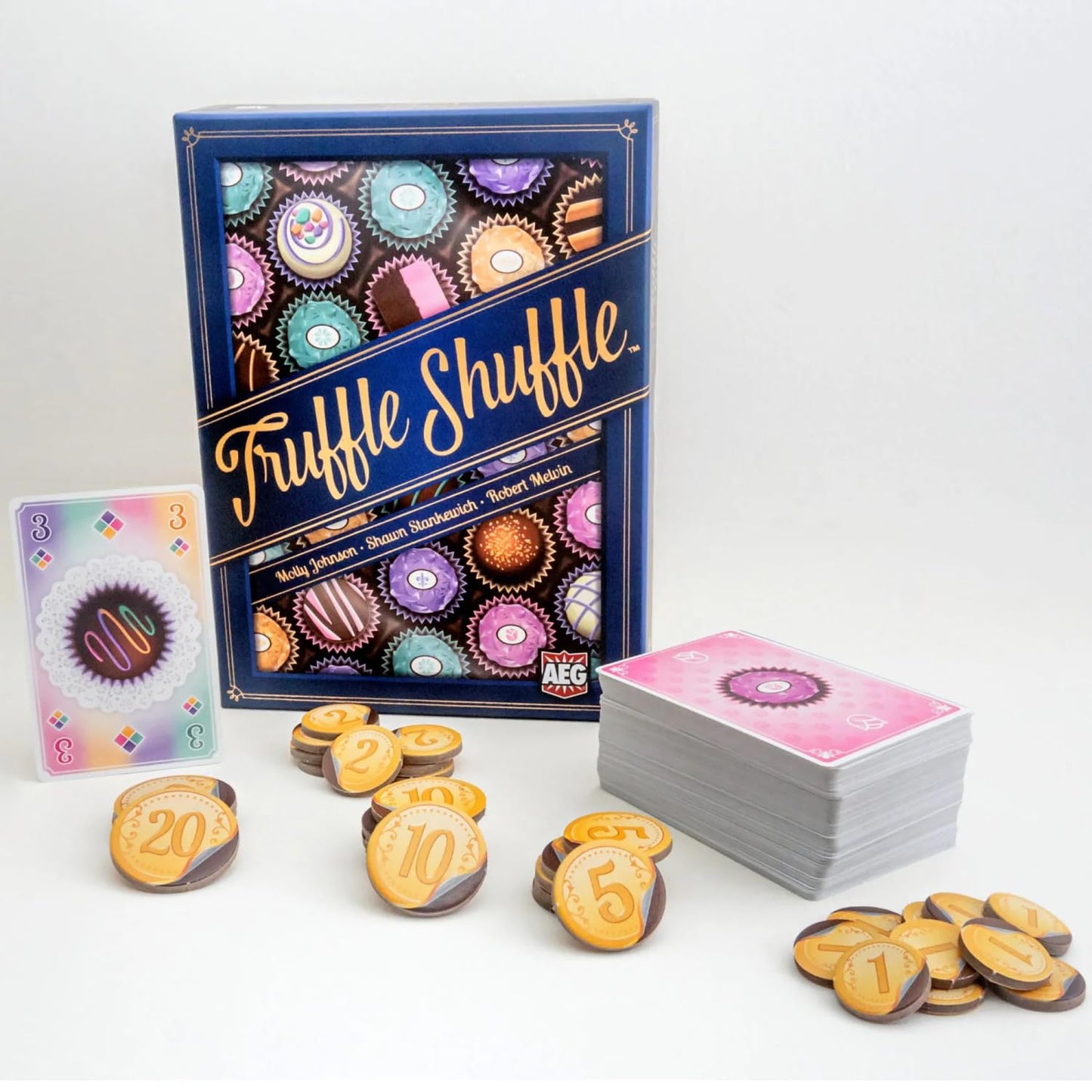 AEG & Flatout Games | Truffle Shuffle - Classic Card Game with a Chocolately Twist | From the Creators of Point Salad | Easy to Learn | Quick to Play
