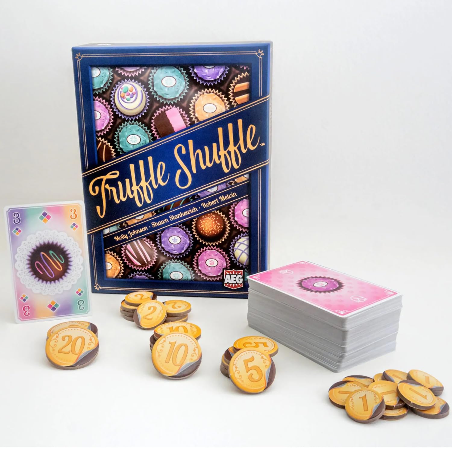 AEG & Flatout Games | Truffle Shuffle - Classic Card Game with a Chocolately Twist | From the Creators of Point Salad | Easy to Learn | Quick to Play