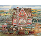 Bits and Pieces - 500 Piece Jigsaw Puzzle for Adults - 18" x 24" - Apple Farm - 500 pc Countryside Farmhouse Jigsaw by Dianna Schmidt