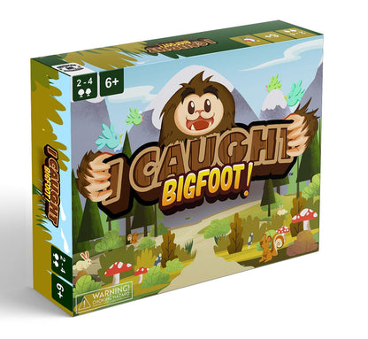 I Caught Bigfoot! - Collect Evidence to Catch The Elusive Bigfoot! Kids Game for Game Night, Family Games for Kids and Adults, Board Game for Family