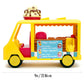 Jada Toys Donkey Hodie Frozen Yogurt Truck Playset - Includes 2 Figures Donkey Hodie & Purple Panda - Preschool Toy - Ages 3+