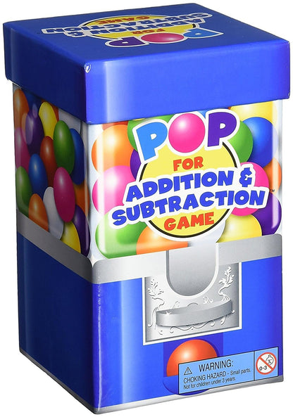 Learning Resources Pop for Addition & Subtraction Math Game - Number Flash Cards, Math Manipulatives, Classroom Must Haves, Homeschool, Montessori