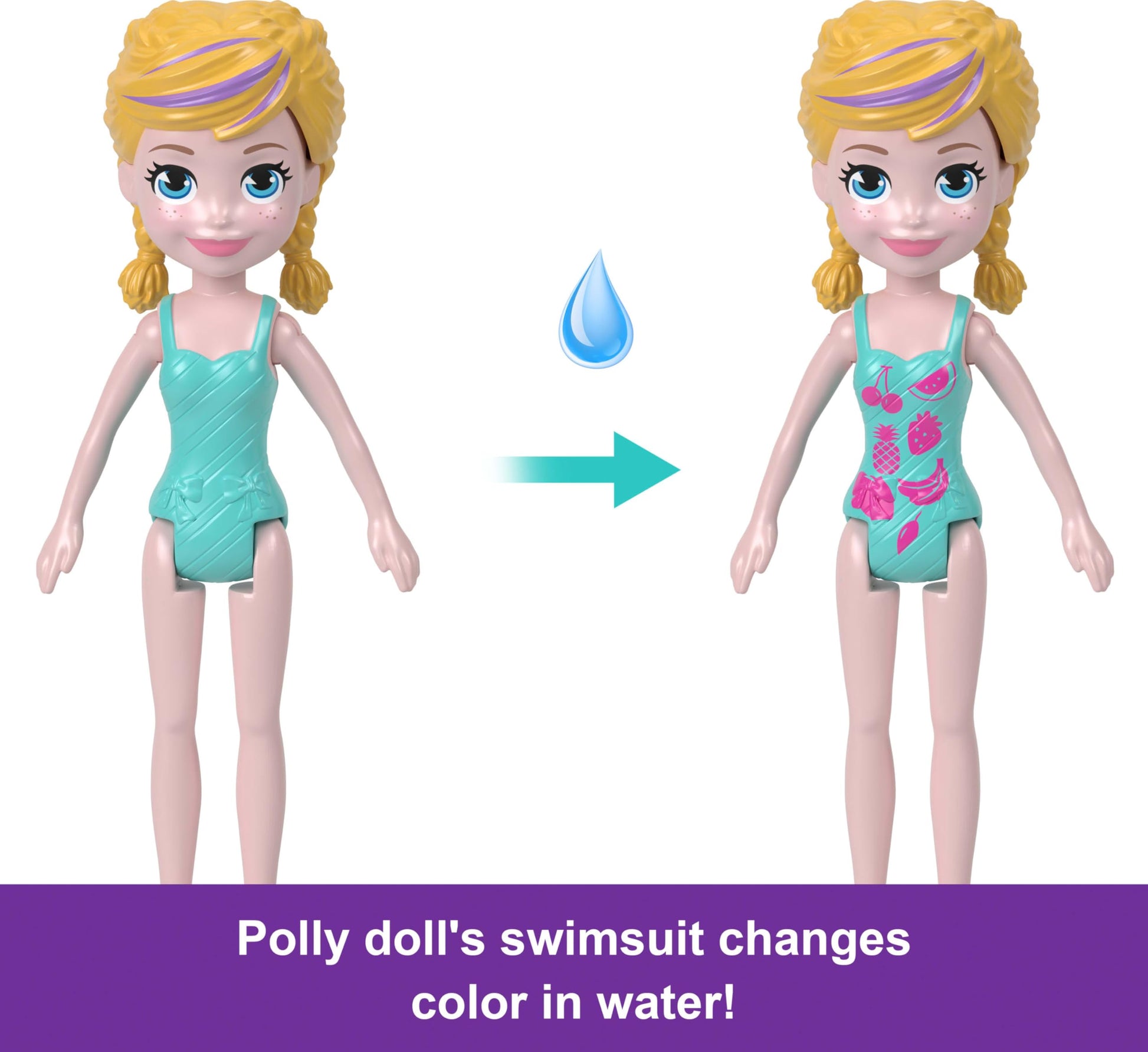 Polly Pocket Unicorn Dream Cruise Portable Playset
