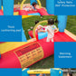 GoGoBounce Inflatable Bounce House with Water Slide & Air Blower, 103"x 78"x 64" Outdoor Bouncy Castle for Kids Ages 3-10, Durable Oxford Fabric