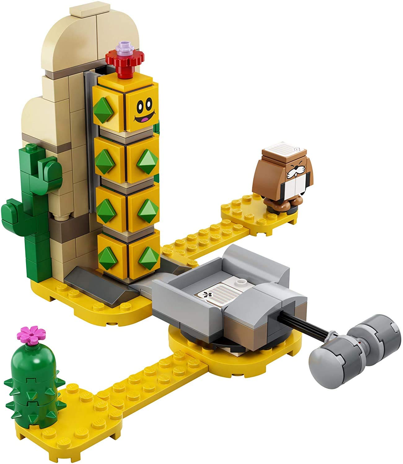 LEGO Super Mario Desert Pokey Expansion Set 71363 Building Kit; Toy for Creative Kids to Combine with The Super Mario Adventures with Mario Starter
