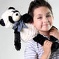 Snuggle Stuffs Plush Sitting Charcoal and Cream Precious Panda Bear, 18"