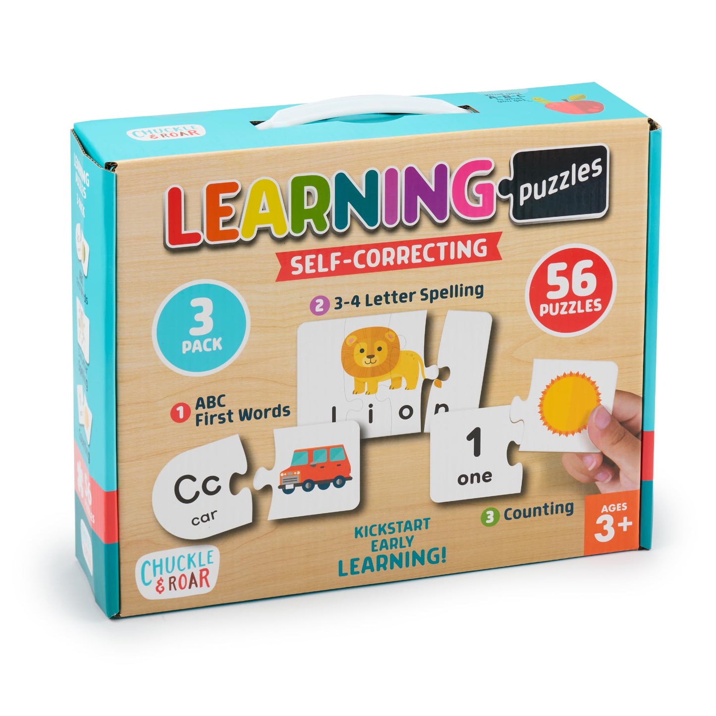Chuckle & Roar - ABC & Counting - 56 Pack Learning Puzzles for Kids Ages 3+