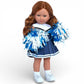 MBD Blue Cheerleader Fits 18 Inch Fashion Dolls