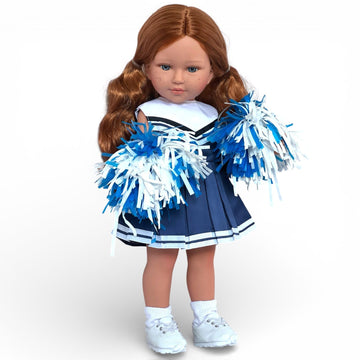 MBD Blue Cheerleader Fits 18 Inch Fashion Dolls