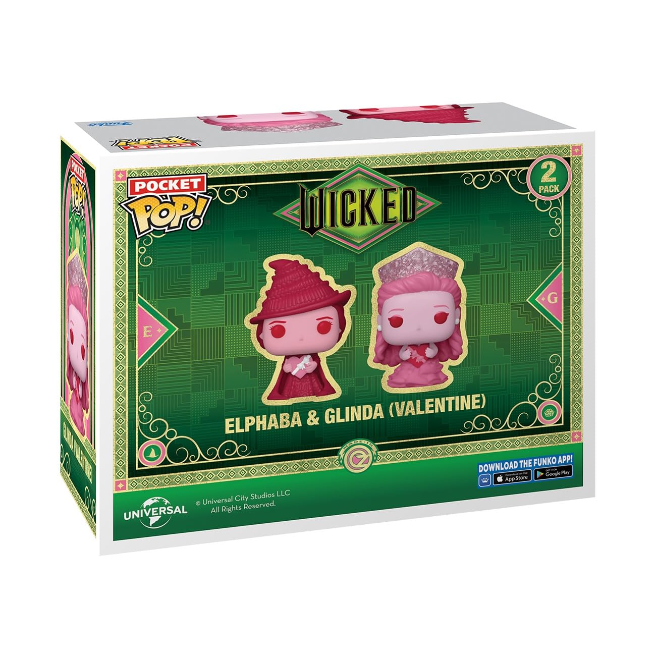 Funko Pocket Pop!: Valentines 2-Pack - Elphaba & Glinda (Valentine)