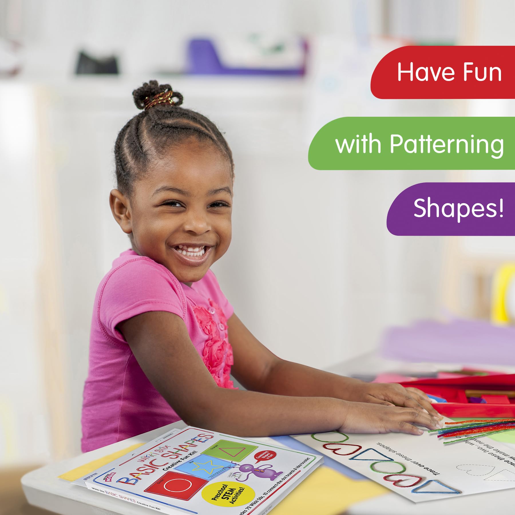 Wikki Stix Basic Shapes Cards Kit