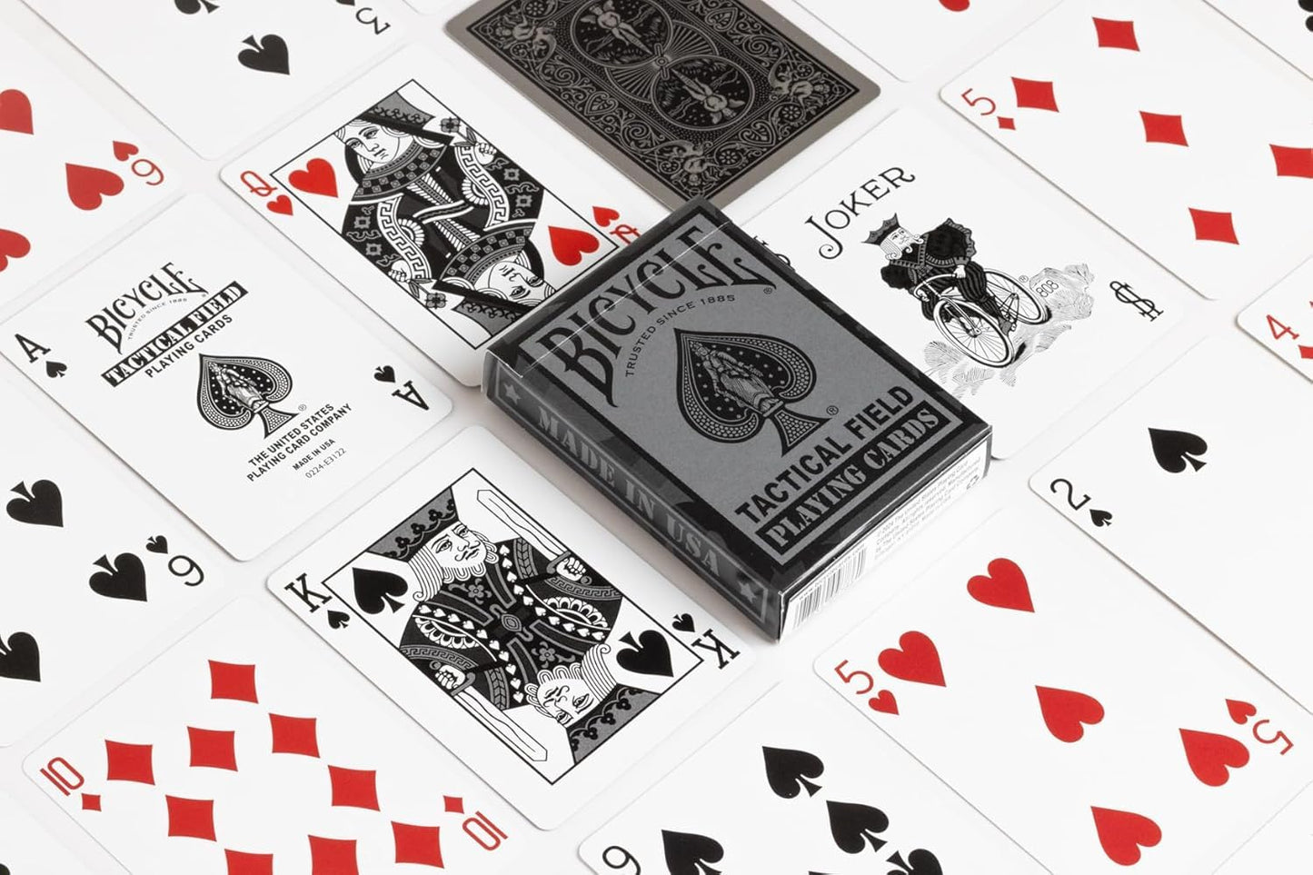 Bicycle Tactical Field Playing Cards, 1 Deck, Navy Blue or Special Ops Black (Colors May Vary)