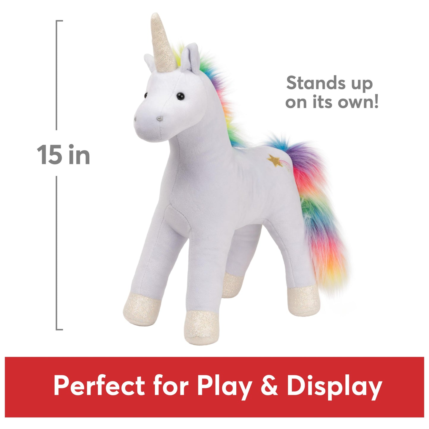 GUND Bluebell 15-Inch Unicorn Stuffed Animal for Ages 1+