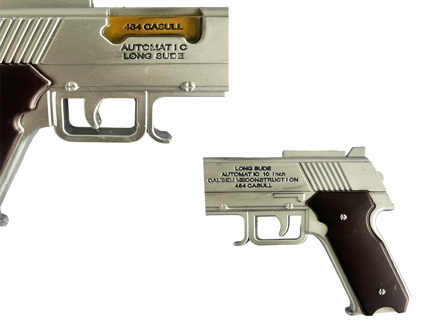 LALAPORT Hellsing ARMS Alucard 454 Casull Jackal Auto Prop Replica for Role Playing Cosplay Costume Halloween Xmas Gift (Casull + Jackal)