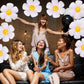 BIEUFBJI 20 Pieces Daisy Balloons, Daisy Balloons, for Daisy Birthday Decorations, Baby Shower, Wedding, Baby Shower