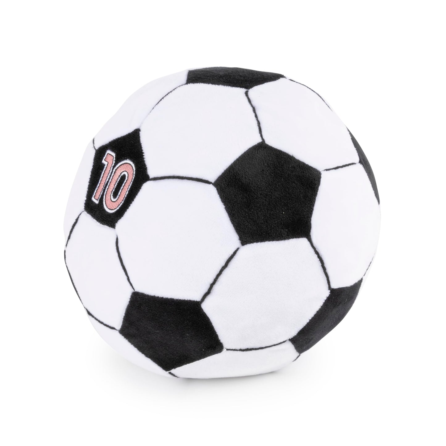 Jay Franco Messi Plush Pillow Buddy - Ultra-Soft Stuffed Plushie & Cozy Pillow, Official Licensed Product, 8 Inch, White - Messi's Ball