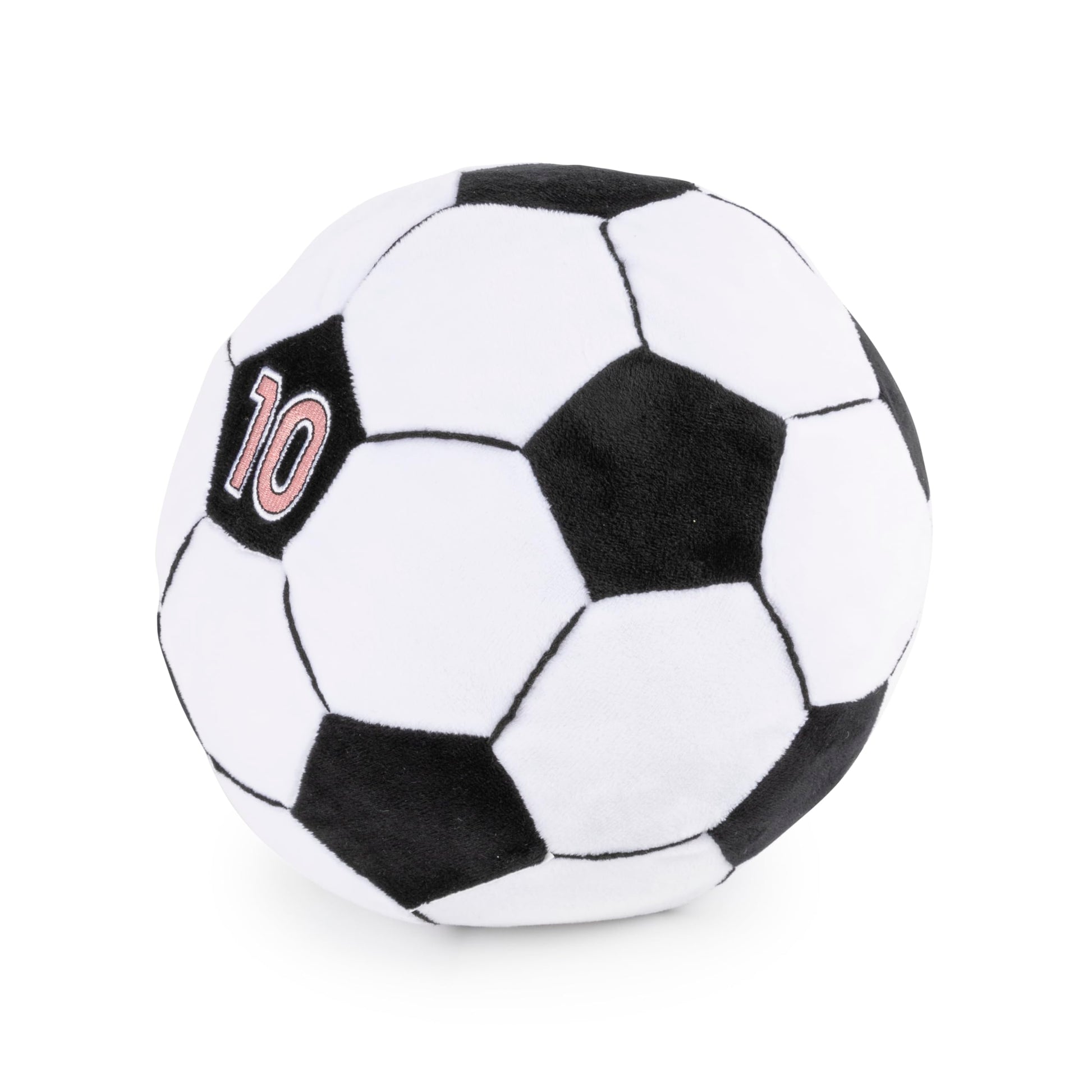Jay Franco Messi Plush Pillow Buddy - Ultra-Soft Stuffed Plushie & Cozy Pillow, Official Licensed Product, 8 Inch, White - Messi's Ball