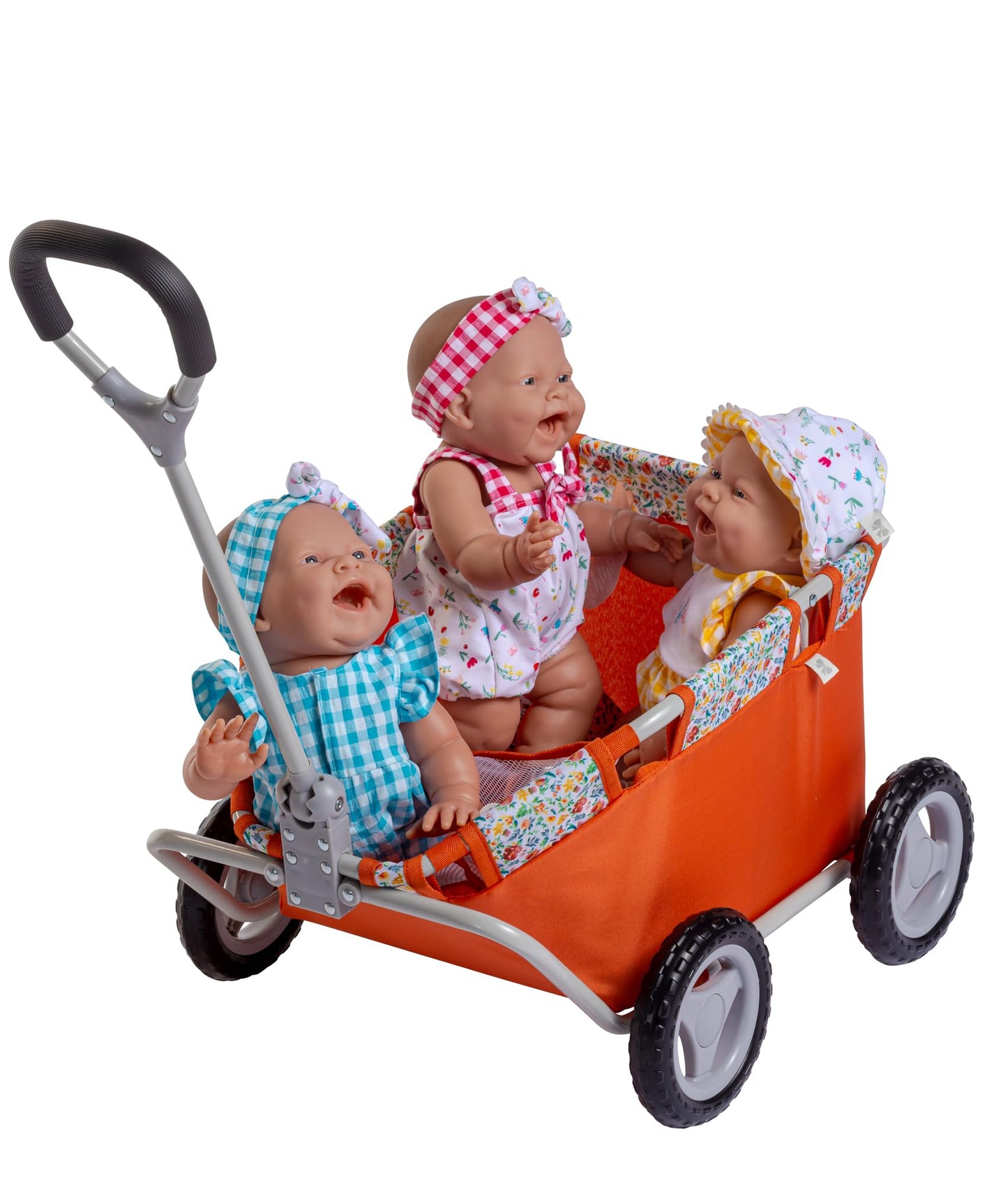 JC Toys - for Keeps Playtime | Deluxe Folding Pull Along | Nature Theme Collection | for Dolls up to 20" | Ages 3+