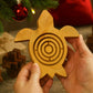 TOSQP27 Gift Tortoise Labyrinth Maze Puzzle Brainteaser Game for Adults, Turtle Toy Wooden Handmade, Hand Eye Coordination Brain Teaser - Stress