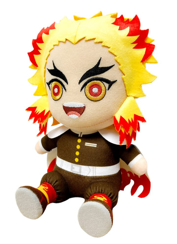 Great Eastern Entertainment Demon Slayer - Kyojuro Rengoku Delicious Sitting Pose Plush 7" H