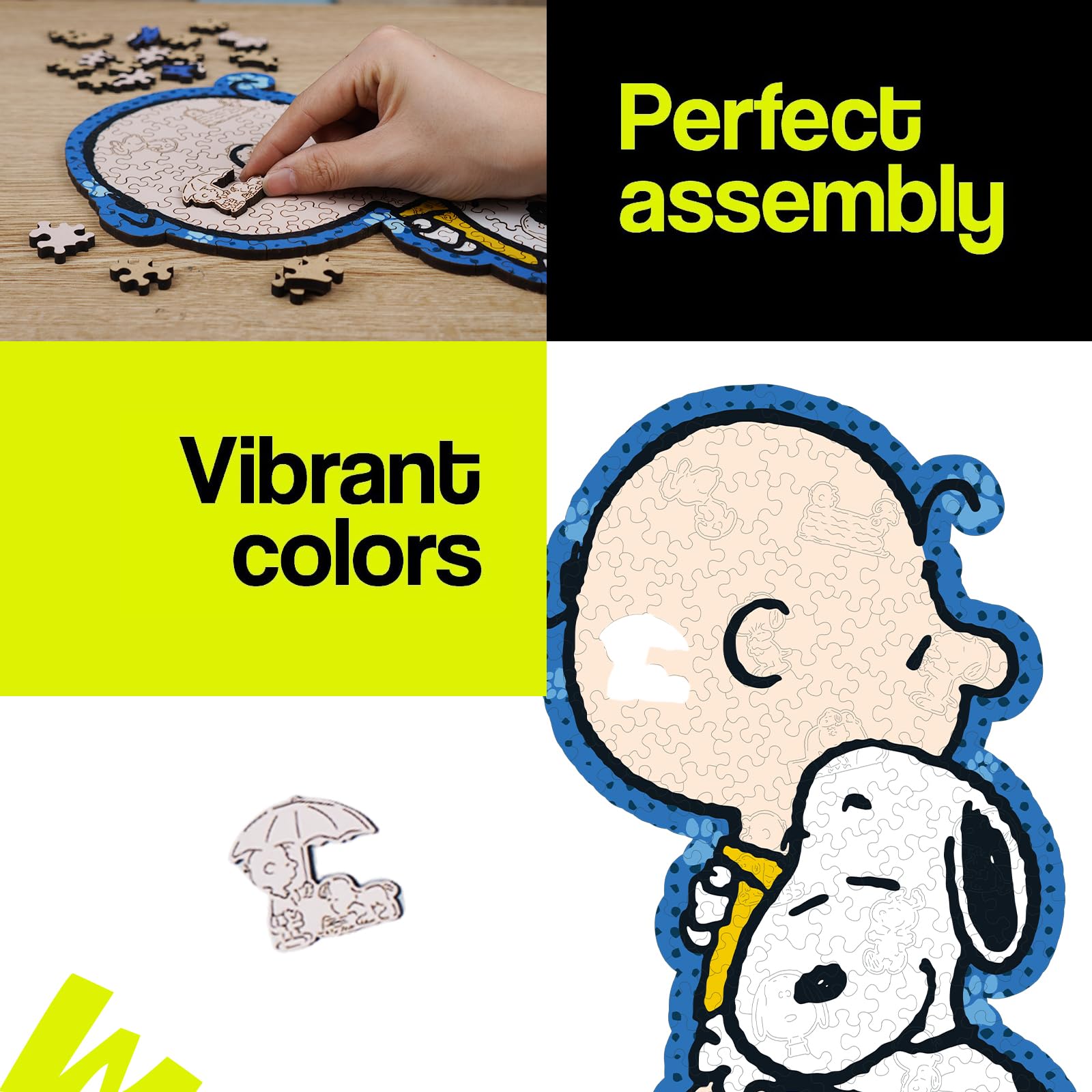 Peanuts Puzzles for Adults, Snoopy Gifts for Women & Children, 200 Pieces