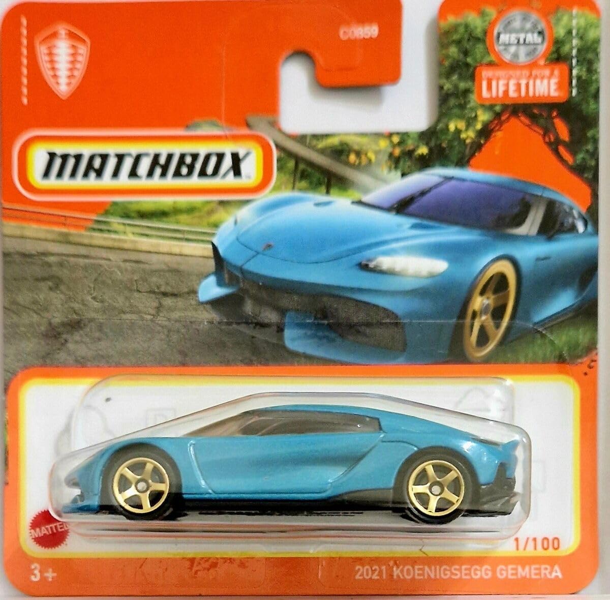 Matchbox 2024-2021 Koenigsegg Gemera [Aqua] Blue 1/100
