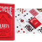 Bicycle Playing Cards 6 Deck Rider Back Red Hearts Collector's Bundle | 6 Decks Playing Cards with Highlighted Cards and Rules for the Game of Hearts.