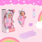 sweet dolly 12 Inch Baby Dolls with Unicorn Clothes Feeding Play Set