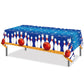 3 Pcs Bowling Disposable Tablecloth, Sports Ball Table Cover Party Tablecloth, Bowling Birthday Party Decoration Beach Plastic Table Cover, 54 x 87