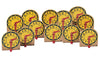 Judy Instructo Mini-Clocks - 4 1/8 x 4 inches - Set of 12, Size 6