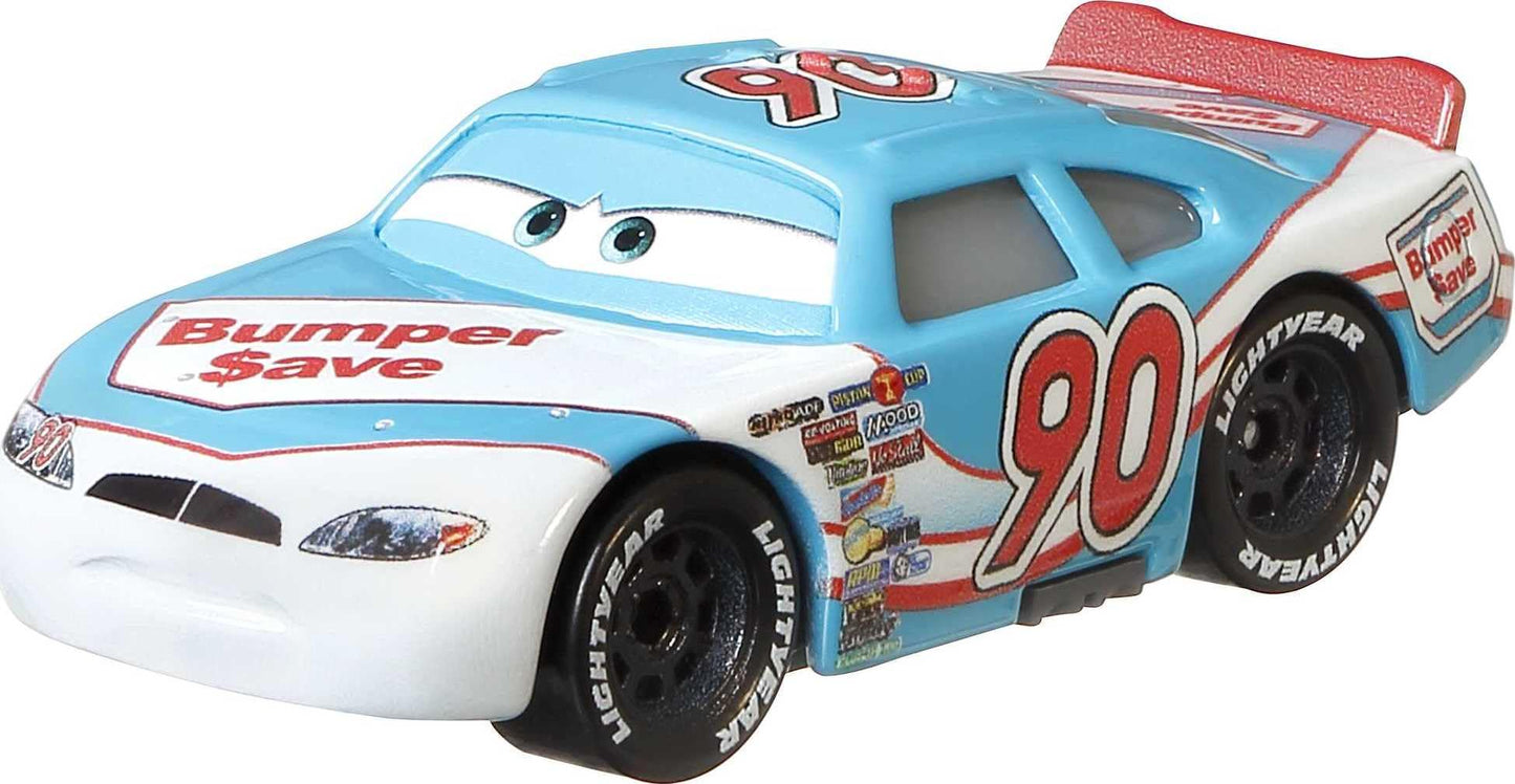 Mattel Disney and Pixar Cars 1:55 Scale Die-Cast Vehicles, Collectible Toy Cars, Ponchy Wipeout