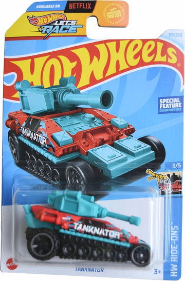 Hot Wheels Tanknator, HW Ride Ons 3/5 [Teal/red] 119/250