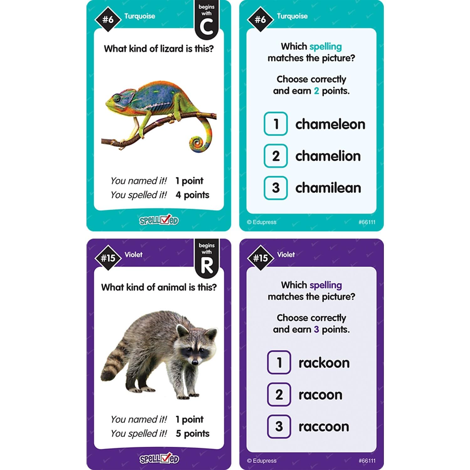 Teacher Created Resources SpellChecked Card Game (EP66111)