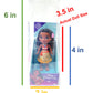 Amarina Packed in Clear Box for Gift Disney Princess Mini Poseable 3.5'' Doll Choose from All 11 Style Princess Characters (Moana)