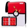 800 Card Binder 4 Pocket, Trading Card Holder Fits 800 Cards With 100 Removable Sleeves, Portable Collection Card Ablum, Game Card Case book With