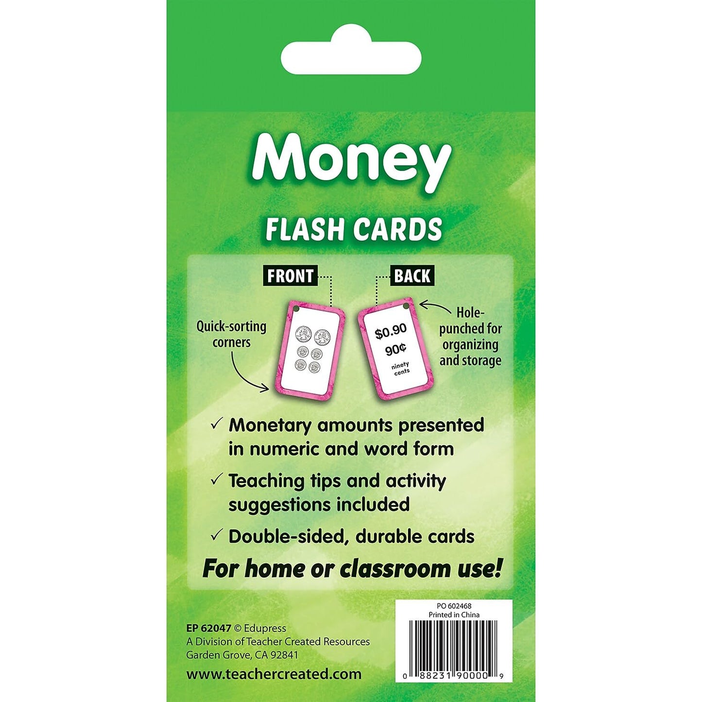 Teacher Created Resources Money Flash Cards (EP62047)