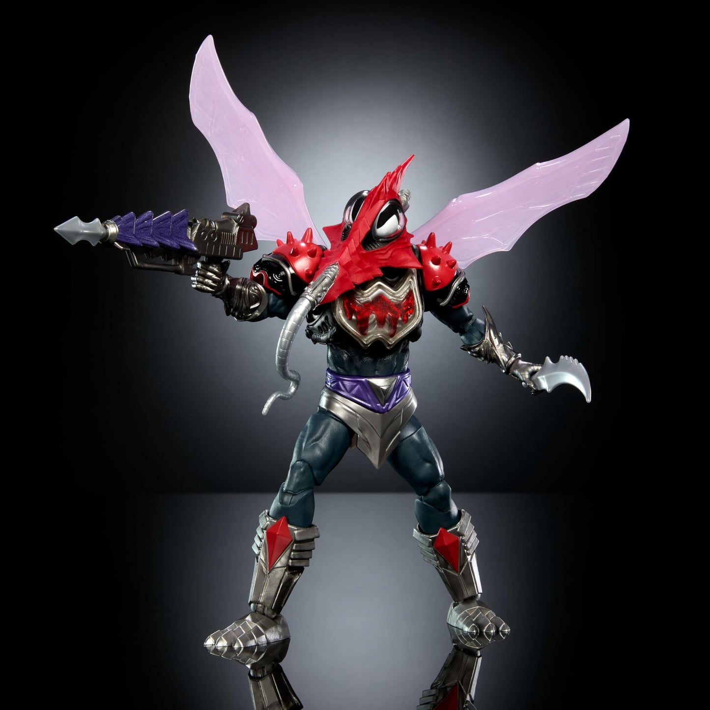Masters of The Universe Masterverse Action Figure New Eternia Mosquitor, 7 Inch Motu Toy, 30 Points Articulation, Removable Armor & Weapon Accessories