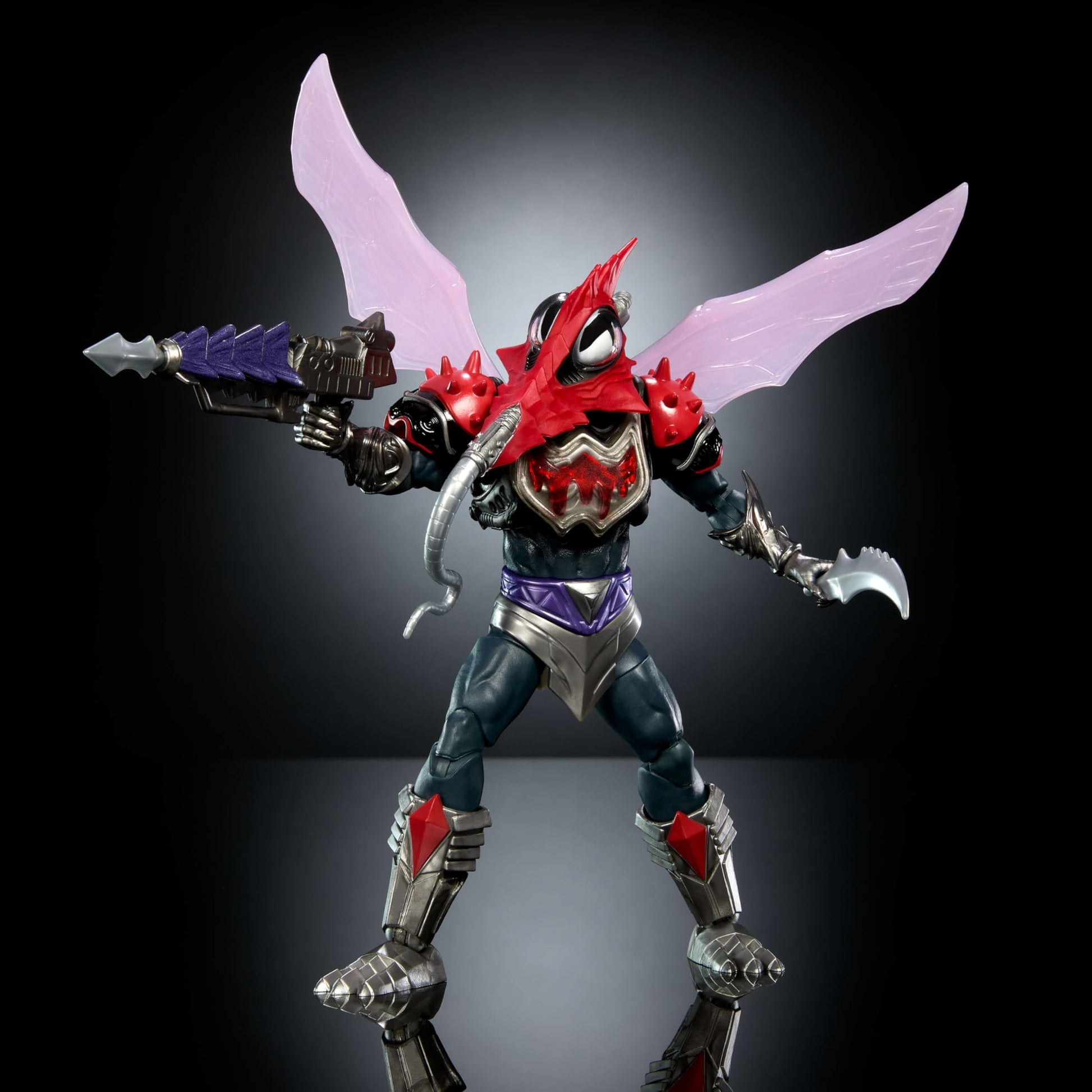 Masters of The Universe Masterverse Action Figure New Eternia Mosquitor, 7 Inch Motu Toy, 30 Points Articulation, Removable Armor & Weapon Accessories